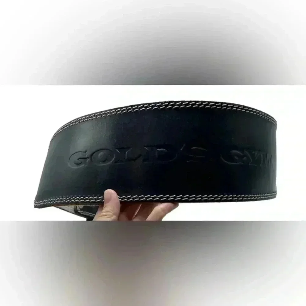 Golds Gym padded leather weight lifting belt 33-43